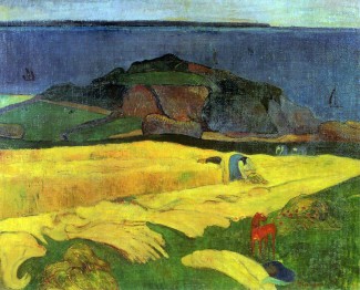 Paul Gauguin, "Ernte am Meer"
