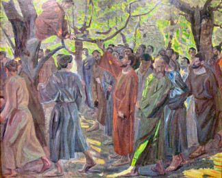 Niels Larsen Stevns (1864–1941), Christus und Zachäus (1913)